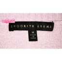 Brooklyn Karma NEW  Distressed Low V Sweater Blush Photo 4