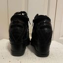 ALDO black Wedge Sneakers Photo 5