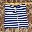 Ralph Lauren  Y2K Style Nautical Striped Lace-Up Bandeau Tankini Top Size Medium Photo 1