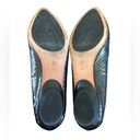 Donald Pliner Donald J Pliner ANCA Black Snake Faux Leather Flats Loafer Shoe 8.5M Pointy Toe Photo 3