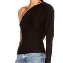 The Range / FWRD Alloy Rib One Shoulder Top in Black Size M Retail $145 Photo 1