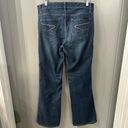 Seven7  Flar Jeans Medium Wash Denim Flare Jeans Size 8 Photo 2