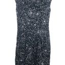 Sue Wong  Black and White Ribbon Swirl Dress Size 4 Photo 5