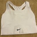 Nike  sports bras white size M gently used Photo 0