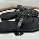 Tory Burch  Miller Sandal in Black Patent Size US 9 Photo 6