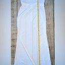 White Formal Long Party Gown Minimalist Wedding Dress Off Shoulder Sz Small NWT Photo 5