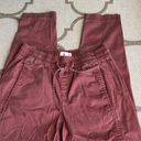 Lou & grey  for Loft Rose khaki chino  elastic waistband ankle pants Photo 10