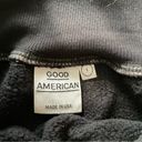 Good American  black off the shoulder sweatshirt Photo 4