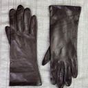 Lord and Taylor  Brown Silk Lined Gloves Photo 0