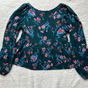 American Eagle Floral Peplum Top Photo 2