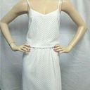 The Loft "" WHITE EYELET OVERLAY TOP CAREER CASUAL DRESS SIZE: 2P NWT $80 Photo 0