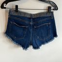 L'Agence L’Agence Zoe Studded Denim Shorts Photo 3