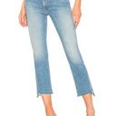 Mother Insider Crop Step Fray Jeans in Shoot To Thrill Denim Size 27 Photo 0