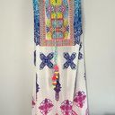 Rococo  Sand Beach Maxi with Multicolor Aztec Print and Tassle Ties Photo 0