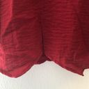 Habitat  Blouse Poppy Button Down Collared Tunic Asymmetrical Hem Sz M EUC Photo 10