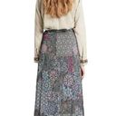 Desigual  Icarus Print Button-Front Maxi Skirt Floral Bohemian Size 4 New Photo 1