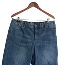 Liz Claiborne  Women Jean Shorts 16W Blue Longer Length Size Effortless Denim Photo 10