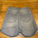 Abound 5/$20  Blue Light Wash High Rise Cuffed Denim Jean Shorts Size 26 Photo 4