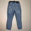 Abercrombie & Fitch Curve Love The Skinny High Rise SZ 27 / 4 Distressed Raw Hem Photo 3