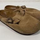 Birkenstock  Boston Suede Clogs Soft Footbed Beige Womens EU 38N US W7 -some wear Photo 0