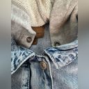 American Eagle  Zipped up Distress Hoodie Denim Jackets Size: Medium Photo 9