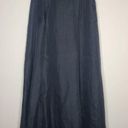 Ralph Lauren Vintage 90s Ralph‎ Lauren Blue Label Maxi Skirt Sz 8 Black 100% Silk Full A-line Photo 0