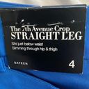 Krass&co NWT NY& Blue Straight Leg Crop Pants Sz 4 Photo 4