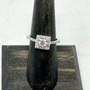 Diamond Halo Style Engagement Ring with Diamonds on shank .92cwt Photo 1