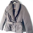 Bernardo NWT  Softy Glam Ecoplume Shawl Collar Puffer Jacket Sz XS Photo 4