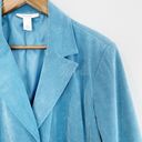 Dress Barn  Corduroy Blazer Sea Blue XL NEW Photo 4