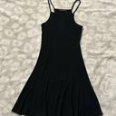 Brandy Melville Ribbed Tank Dress One Size Black Photo 0