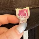 Juicy Couture Juicy by  Black Wide Leg Sweatpants Size Large Photo 4