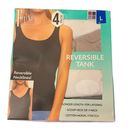 Felina  4 Pack Reversible V Neck Scoop Neck Tank Top Large Photo 0