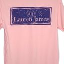 LC Lauren Conrad Lauren Conrad Logo Pink Short Sleeve T-Shirt Size Small Photo 2