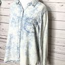 Velvet Heart  Acid Wash Tencel Chambray Denim Button Up Shirt Women’s Size Large Photo 6