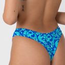 Bright Swimwear Blue Floral Bikini Set Photo 2