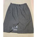 Pendleton  Vintage Petite Virgin Wool Pencil Skirt Size 10 Gray Photo 1