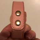 Tory Burch Vintage Y2k  Leather Style Pink Cuff Photo 2