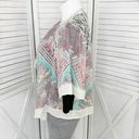 Dress Barn  Paisley Boho Sheer Kimono Cardigan Topper XL Sheer Chiffon Lace Photo 1