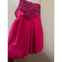 Badgley Mischka  Mark + James Pink Beaded-Bust Bubble Dress Sz. 6 Photo 5