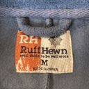 Ruff Hewn NWT  fleece and sweater knit full zip vest M Photo 6