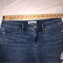 J.Jill  Jeans Size 4 Denim Authentic Fit Floral Embroidered Cropped Boho Vibes Photo 4