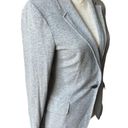 ZARA  Knit Heathered Grey Single Button Lightweight Blazer Jacket - S Photo 4