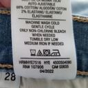 Hudson Jeans Hudson Natalie Midrise Slim Boyfriend Crop Honey Bee Blue Jeans WOMENS SIZE 28 Photo 14