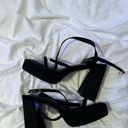 SheIn Minimalist Platform Chunky Heeled Ankle Strap Heel Sandals Photo 4