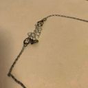 LC Lauren Conrad Lauren Conrad Silver Tone Rhinestone Ball Necklace Pendant Y2K Simple Minimal Photo 4