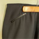 DKNY Vintage  Wool Pencil Skirt Black Moto Photo 4