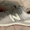 New Balance  574 Vegan Trainers Timberwolf Grey Sneakers Photo 5