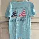 Simply Southern T-Shirt Teal Blue Small Photo 1