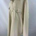 Good American  Better Than Leather Shacket Shirt Jacket Bone Cream 7 / 8 Plus 4X Photo 10